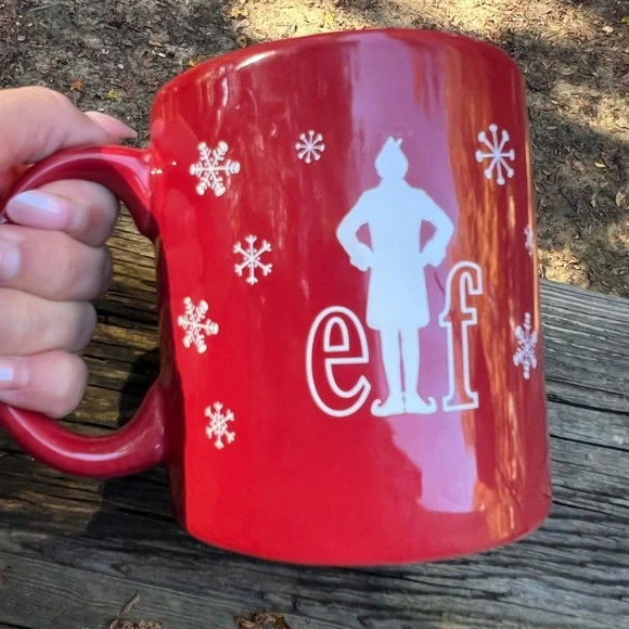 Elf The Movie 18oz Red Christmas Coffee Mug Son of A Nutcracker Will Ferrell - Picture 7 of 7